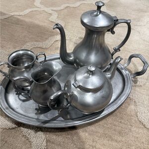 Elegant Silver Tea Set